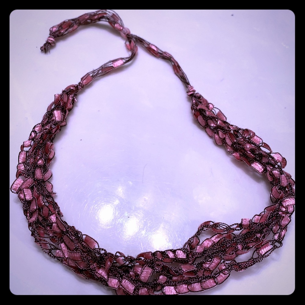 Fabric necklace